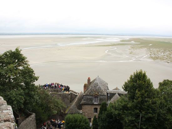 Mont-Saint-Michel - Blick aufs Watt