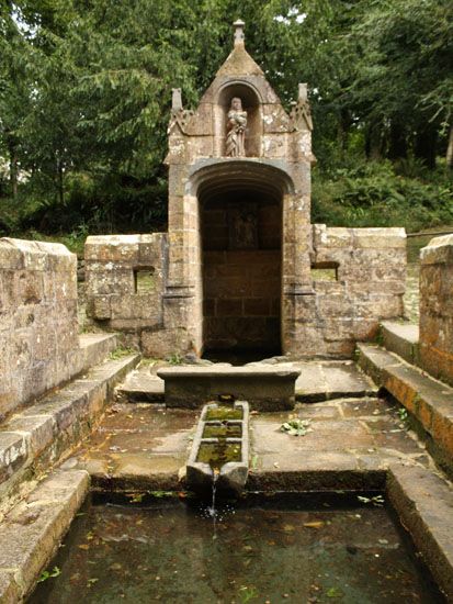 Abtei von Daoulas - Brunnen