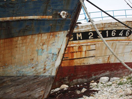 Camaret-sur-Mer - Schiffswracks