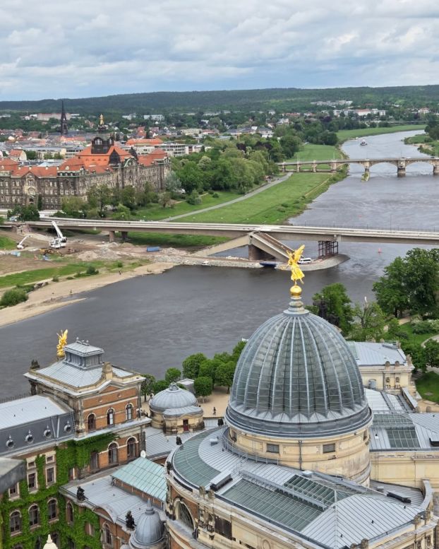 Ausblick von der Frauenkirche Dresden