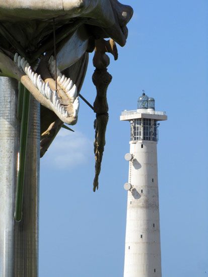 Leuchtturm von Jandía mit Walskelett