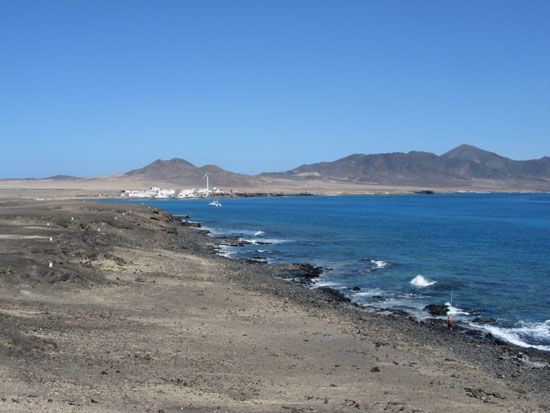 Blick von Punta Jandía nach Puerto de la Cruz