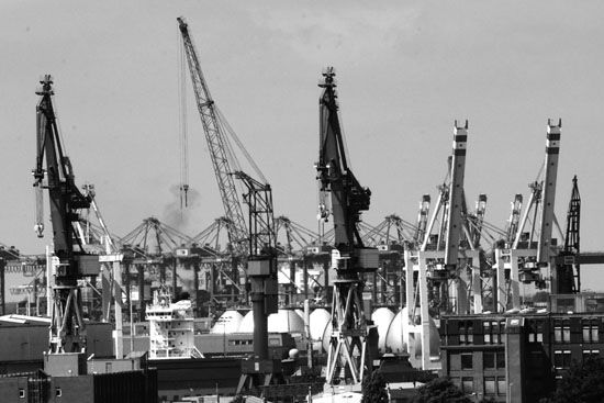 Hamburger Hafen - Containerterminal