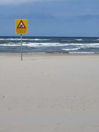 Baden verboten in Schoorl aan Zee