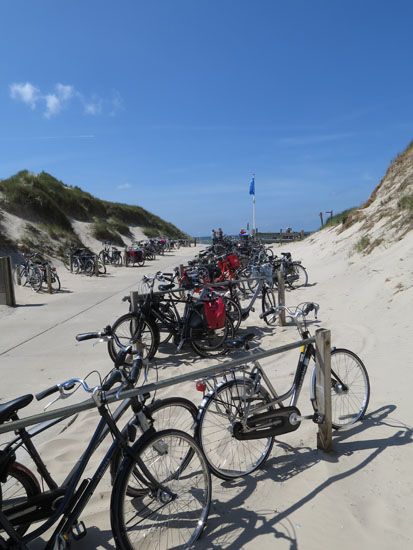 Fahrräder in Schoorl aan Zee