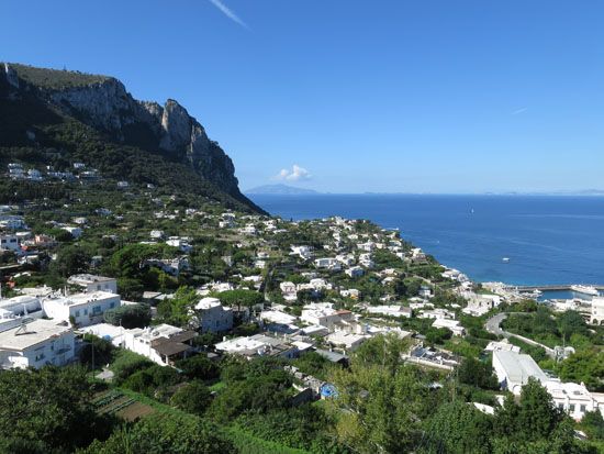 Ausblick auf Capri