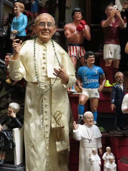 Papst Franziskus und Diego Maradona...