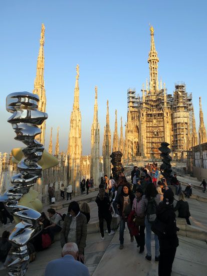 Auf dem Duomo di Milano