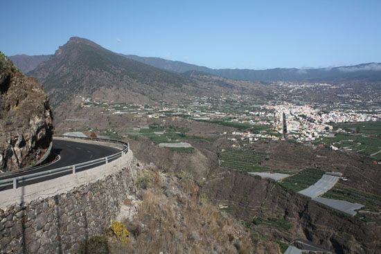 Blick auf Los Llanos de Aridane