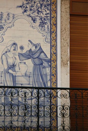 Azulejos an Hauswand