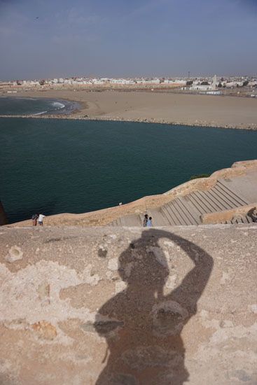 Ausblick aufs Meer in Rabat