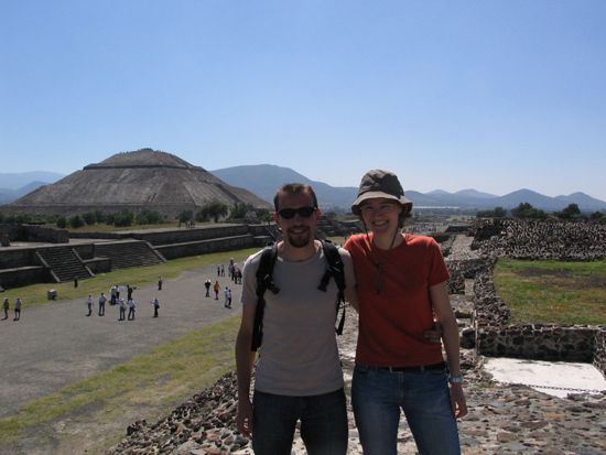Teotihuacán: Dos touristas