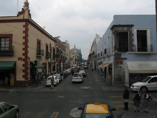 Puebla: Straße in der Innenstadt