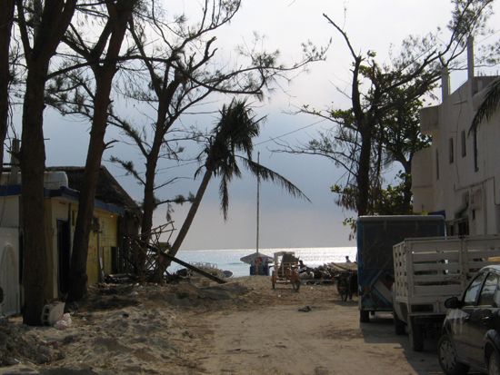 Playa del Carmen: Hurrikanüberreste