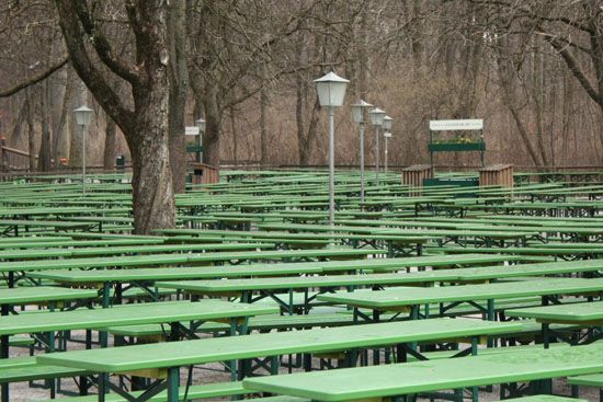 Biergarten im Englischen Garten