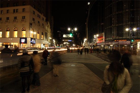 Nachts in Manhattan