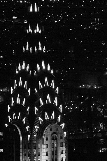Chrysler-Building vom Empire State Building aus gesehen