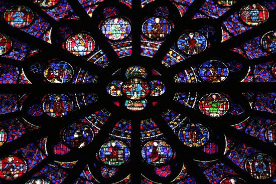 Rosette in Notre-Dame de Paris
