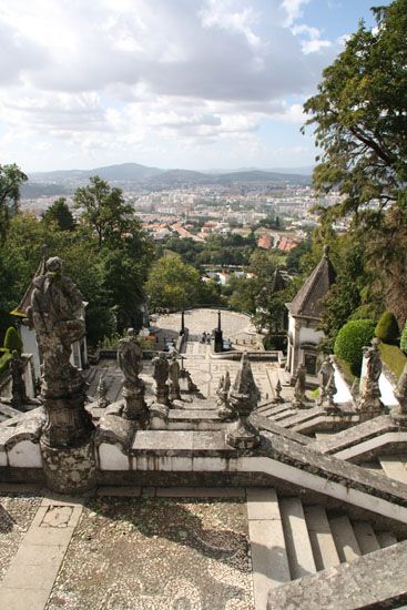 Blick vom Bom Jesus do Monte