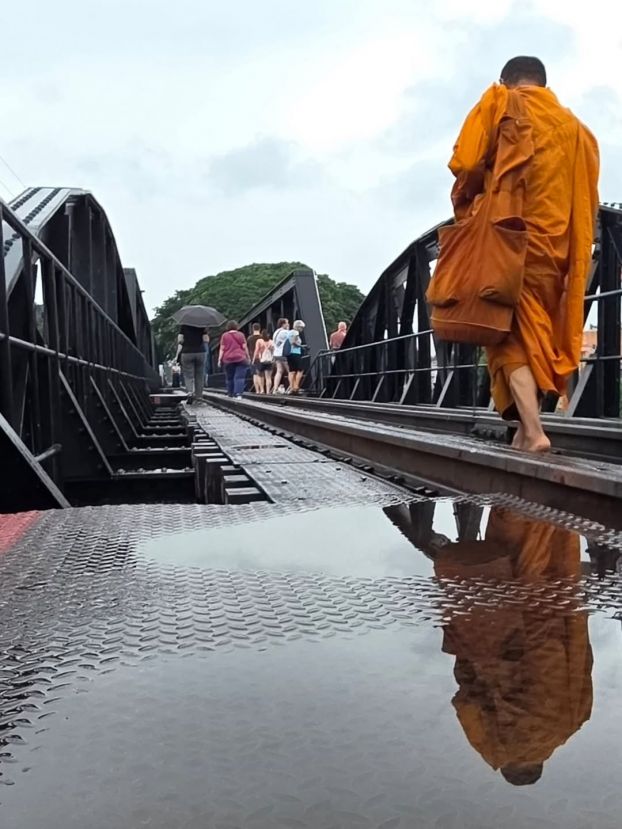 Die Brücke am Kwai in Kanchanaburi