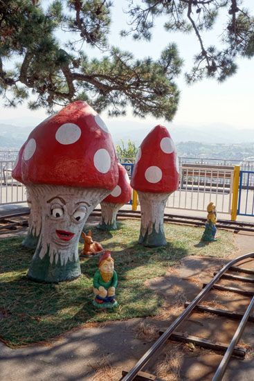 Kleiner Freizeitpark auf dem Igueldo